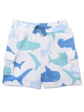 GARANIMALS Baby Boy Print French Terry Cargo Shorts